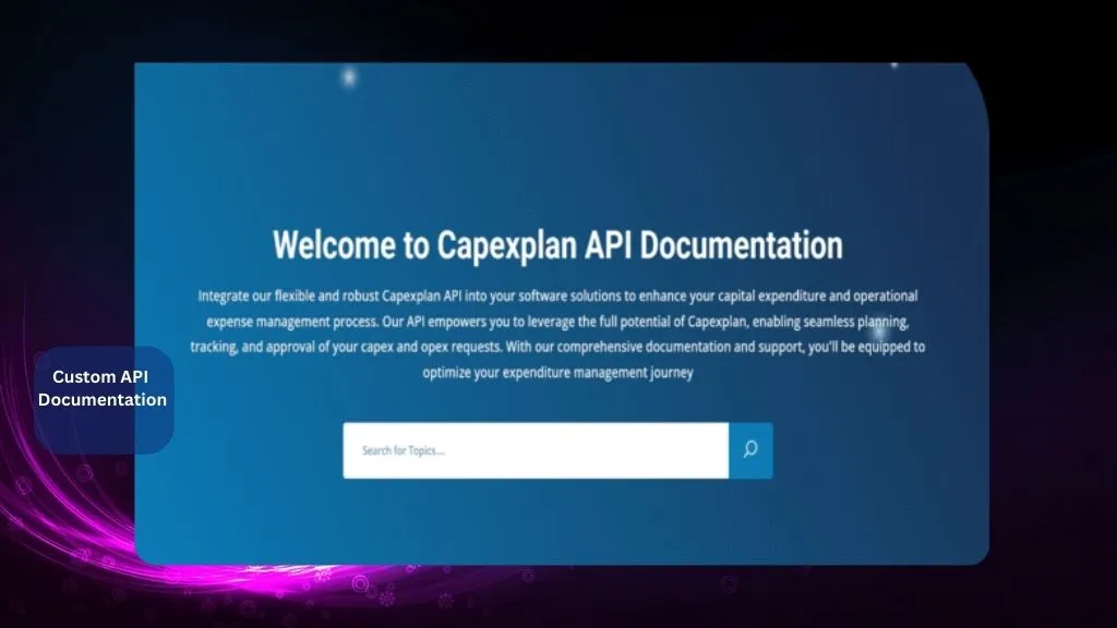 Custom API Documentation Platform Development