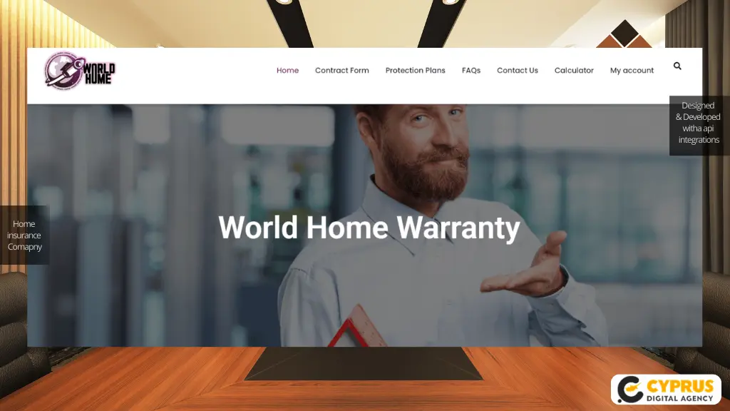 Insurance Website Development in Cyprus by Cyprus Digital Agency.