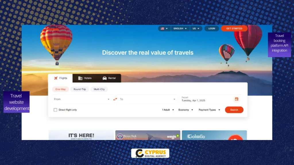 Travel Booking Platform with Amadeus API Integration