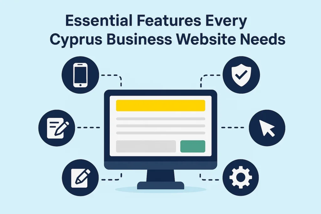 business website features in cyprus