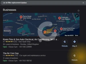  Google Business Optimization of Kevin Pirie & Son Auto Electrical