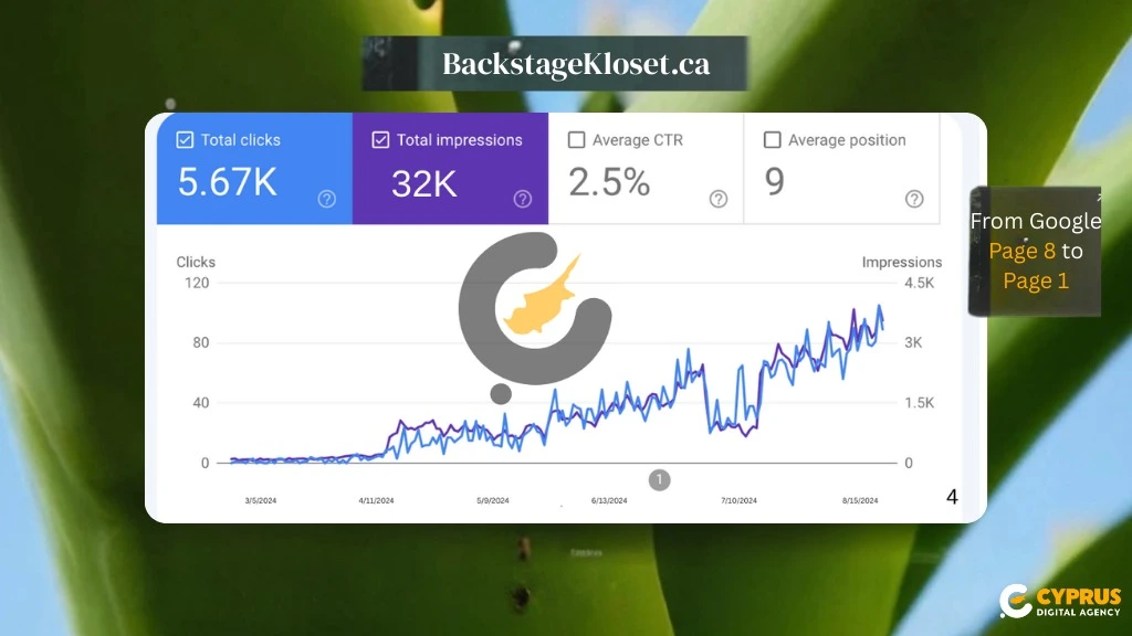 backstagekloset seo case study