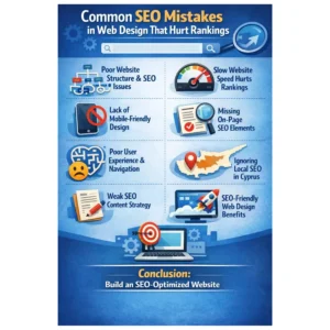 SEO mistakes in web design that hurt website rankings