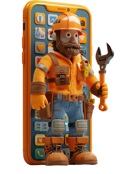 3d-character-emerging-from-smartphone 2